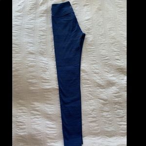 Athleta Heathered blue leggings